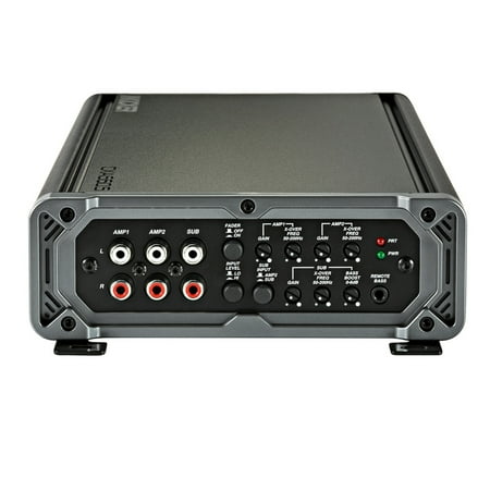 KICKER - CX Class AB Bridgeable Multichannel Amplifier with Variable Crossovers - Black