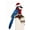 Christmas Bird-D, variant on Lucahom Wooden Bird Door Topper, Adorable Bird Shape Corner Decor, Handcrafted Collection for Doorways, Shelves & Frame Corners, Gift for Nature & Birds Lovers