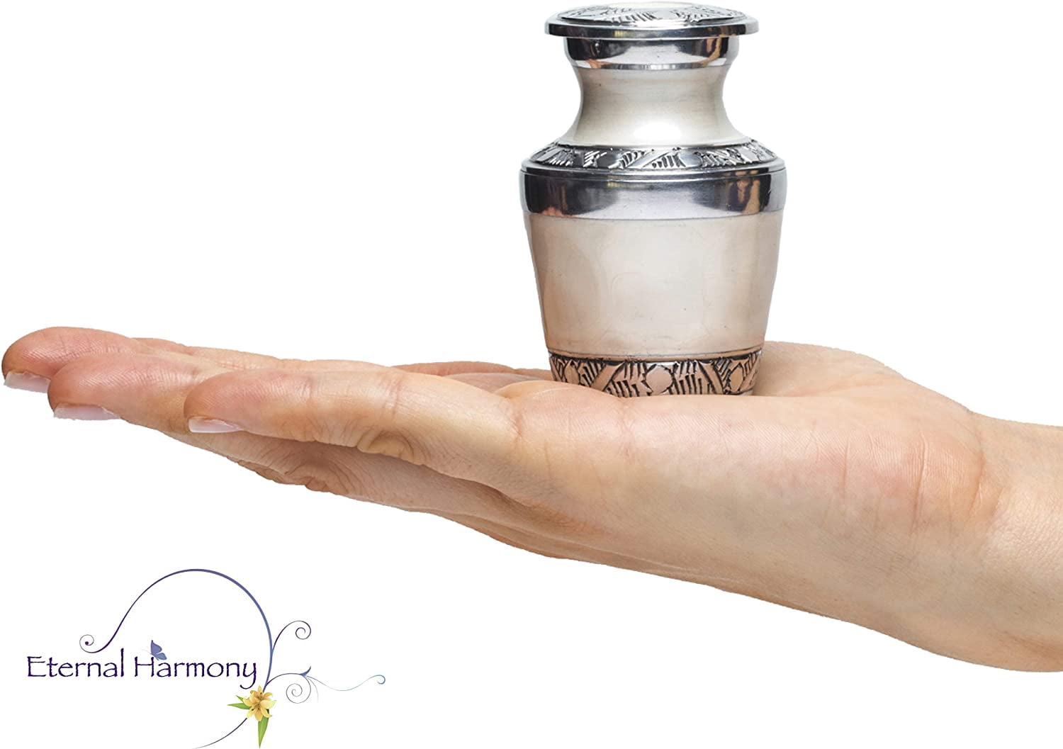 Eternal Harmony Keepsake Urns for Human Ashes | 4 Cremation Urns Carefully Handcrafted with Elegant Finishes to Honor Your Loved One