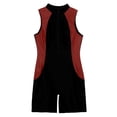 thumbnail image 6 of YIZYIF Womens Sleeveless Front Zipper One-piece Swimsuit Swimming Surfing Diving Jumpsuit Beachwear, 6 of 7