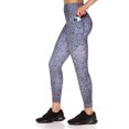 thumbnail image 3 of Reebok Women's Printed High Rise 7/8 Leggings with 25" Inseam and Side Pockets, 3 of 4