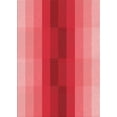 thumbnail image 1 of Ahgly Company Machine Washable Indoor Rectangle Transitional Pastel Red Pink Area Rugs, 2' x 5', 1 of 7