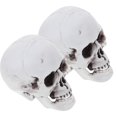 thumbnail image 2 of Halloween Themed 2Pcs Scull Shaped Props Ghost House Decor Scared Design Perfect For Children Birthday Parties 9 x 10 x 13.5 cm, 2 of 5