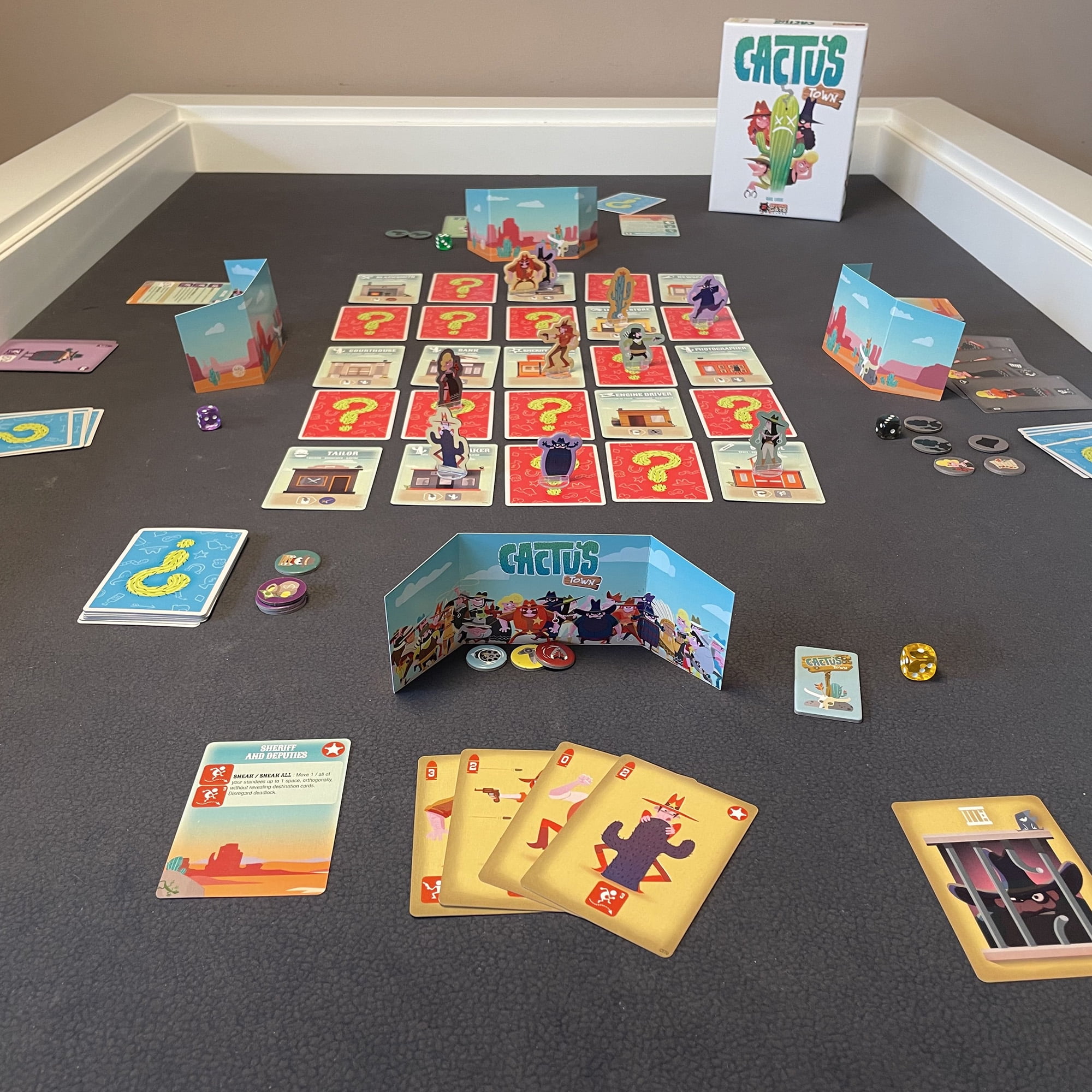 Cactus Town - Wild West Family Board Game, Ages 7+, 2-5 Players, 20-60 Min  - Walmart.com