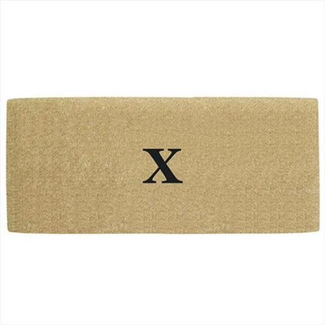 Nedia Home O2131Y Heavy Duty Coir Mat -30 In. x 48 In. No Border- Monogrammed Y