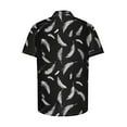 thumbnail image 5 of JXMVOJ Men's Hawaii Print Button-Up Casual Shirt, Lightweight Polyester Summer Tops for Outdoor, Party, Wedding, Daily Casual Wear, 5 of 5
