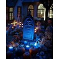 thumbnail image 4 of Blue Tea Lights Candles Battery Operated, 200+Hour Flameless Flickering Fake Electric LED Colored Tealights Candles for Wedding Table Decor, Theme Party, Aniversary, Proposal, 12-Pack, 4 of 16