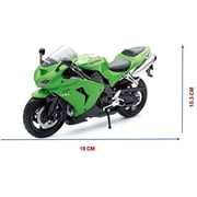 NewRay Motorcycle 2006 Kawasaki Zx-10R- Sport Bike, 1:12 , Green