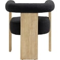 thumbnail image 3 of Meridian Furniture Barrel Black Dining Chair, 3 of 7