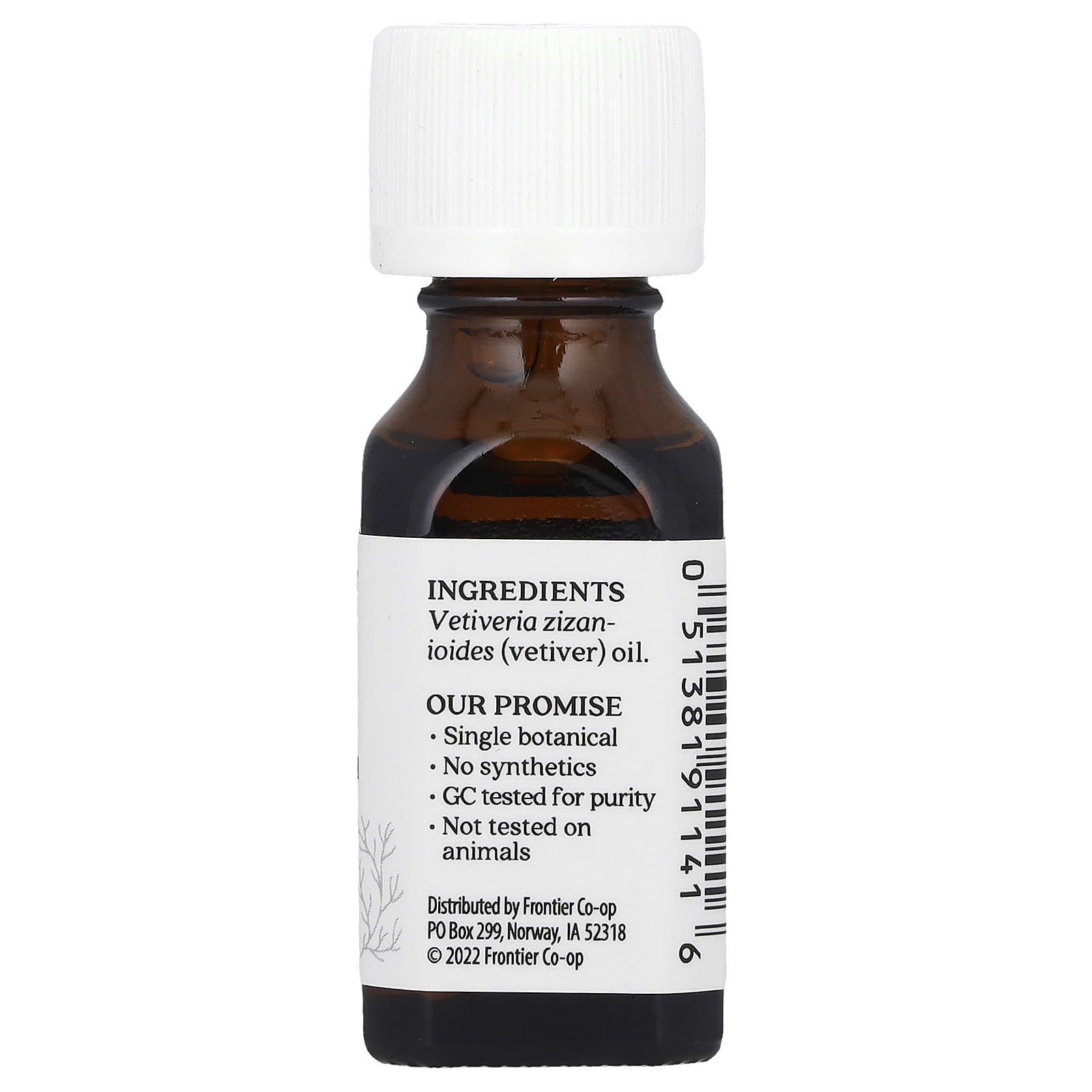 Aura Cacia Vetiver Essential Oil .5 oz.