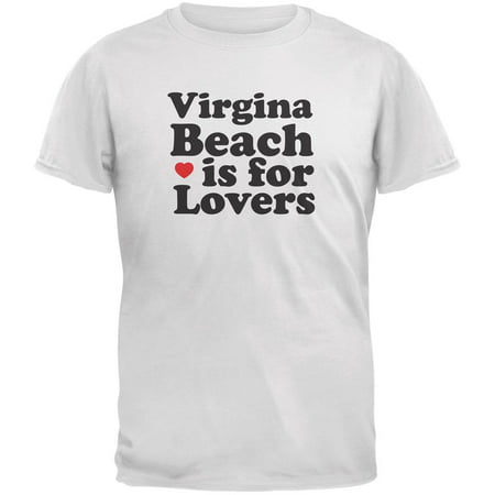 Virginia Beach Is For Lovers White Adult T-Shirt