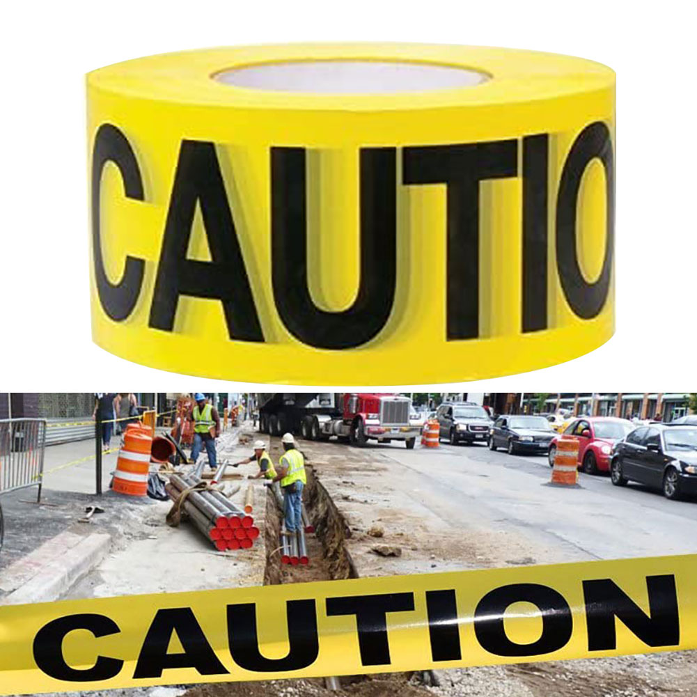 Essen 100m High Visibility Road Construction Safety Warning Strip Caution Danger Tape Walmart