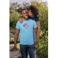 thumbnail image 3 of 4th of July Patriotic Dog Paw Mens T Shirt, 3 of 5