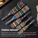 thumbnail image 3 of Set de utensilios de cocina Spurtle Gudamaye, 5 piezas, Pakkawood, 3 of 6