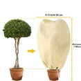 thumbnail image 2 of FloreceBien Landrip Funda protectora de invierno para plantas, 2 unidades, funda protectora de invierno para plantas en maceta, funda protectora contra heladas, forro polar (100 x 80 cm (2 unidades)), 2 of 7