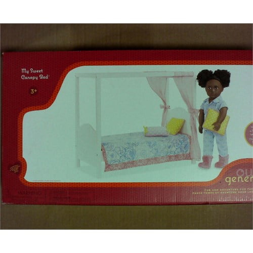 Our Generation My Sweet Canopy Bed - Includes White Bed ...