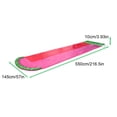 thumbnail image 4 of Water Park Sliding Racing Lanes Slide Slip Splash Waterslide Yard Backyard Child Outdoor For Kid Adults With Crash Pad, 4 of 4