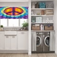 thumbnail image 5 of LALILO Kitchen Curtain Valance Peace Sign Rod Pocket Window Curtain 52"x 18" Set of 2, 5 of 6
