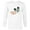 White, variant on Disney Mickey Mouse Classic Retro Vintage Sketch Face & Name - Long Sleeve T-Shirt for Men - Customized-White