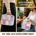 thumbnail image 4 of ZUXONGSY Rose Daisy Print Bible Case for Women Lightweight Bible Protective Carrier Sturdy Scripture Bag with Handle Journal Case for Daily Commuter, 4 of 7