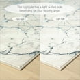 thumbnail image 5 of Ox Bay Bethany 7'5" x 9'5" Blue/Gray Marble Durable Indoor Area Rug, 5 of 9