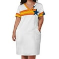 thumbnail image 2 of Stross Shooting Star-vestido blanco holgado con bolsillo para mujer vestido de verano vendaje de noche, 2 of 6