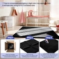 thumbnail image 4 of babyeap Baby Play Mat,50"x50" Playpen Mat,1.3" Extra Thick Crawling Mat for Floor Cushion,Removable Washable Cover Playmat for Babies Toddlers Infant,Black, 4 of 7