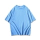 thumbnail image 1 of pstuiky Camisas de manga corta para hombre, Camisa informal de manga corta con cuello redondo y estampado de cera lavada de color liso para hombre camisas casuales para hombre l, 1 of 4