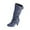 1Grey, variant on Mostsola Knee High Boots for Women Wide Calf Slouchy Mid Calf Boots Vintage Buckle Strap Heels