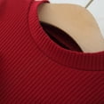 thumbnail image 6 of WMQPNNS Girl Bowknot Dress Girls Dresses Christmas Holiday Toddler Girls Birthday Party Tulle Dress Ruffle Tiered Long Sleeve Tutu Dresses(Size 6-12 Months, Red-B), 6 of 9