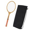 thumbnail image 1 of Wooden Tennis Racket, Wood Tennis Racquet Monumental Significance  For Bedroom, 1 of 8