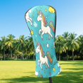thumbnail image 2 of Golf Head Covers Beautiful Horse Design for Driver, Wood & Hybrid, Premium Waterproof PU Leather with Plush Lining, Elegant Animal Golf Gifts, 2 of 10