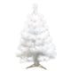 thumbnail image 1 of Árbol de Navidad artificial de 60 cm con base de plástico para decoración navideña (blanco), 1 of 4