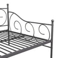 DHP Victoria Metal Daybed, Full, Pewter
