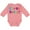 Mauve, variant on I Love Daddy Girls Girls Long Sleeve Baby Bodysuit