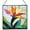 Bird of Paradise Flower, variant on Lily Flower Stained Glass Panels, Square Shaped Window Hangings, Tiffany Glass Traditional Art Crafts for Home Decor Gifts 129OR4