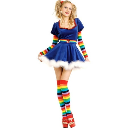 Rainbow Girl Adult Halloween Costume