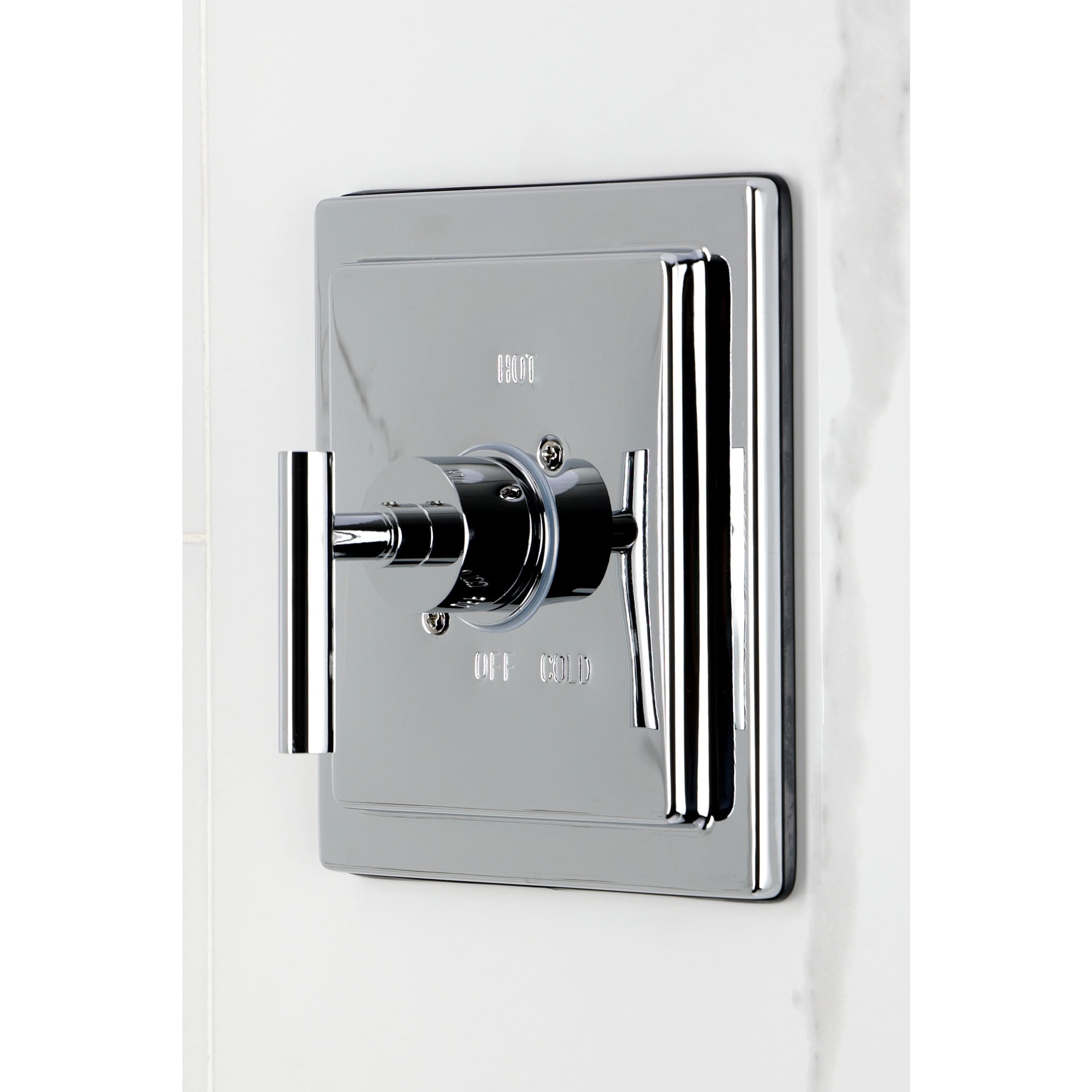 Kingston Brass KB8651CMLTO Manhattan Single-Handle Pressure Balanced Tub Faucet in Polished Chrome