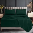 thumbnail image 4 of 4-Piece Extra Deep Pocket Sheet Set | Fits upto 21 Inch Mattresses, Soft Cooling Microfiber, Hotel Luxury, OEKO-TEX Certified | Utopia Bedding, Queen, Emerald, 4 of 7