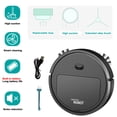 thumbnail image 2 of DEELLEEO Intelligent Robot Vacuum Cleaner Sweeping/Moping/Dusting Auto Floor Edge Suction,Black, 2 of 3