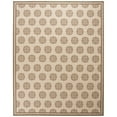 thumbnail image 3 of SAFAVIEH Linden Cheshunt Geometric Indoor/Outdoor Runner Rug, Beige/Cream, 2'2" x 8', 3 of 9