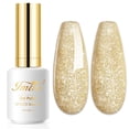 thumbnail image 1 of Esmalte de uñas en gel Imtiti Champagne Gold Glitter 15 ml Soak Off, 1 of 9