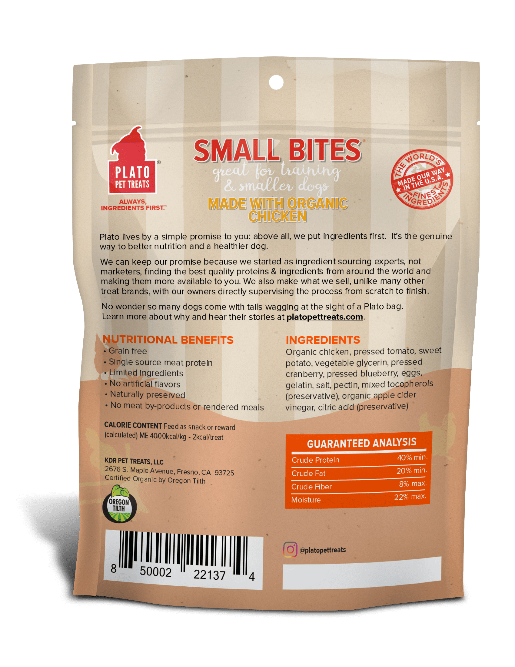 Small Bites Organic Chicken 6 oz