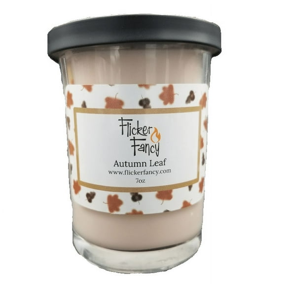 Autumn Leaf Candle