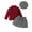red, variant on Newborn Infant Kid Baby Girls Clothes Sets 6M 9M 12M 18M 24M 3Y Knit Long Sleeve Sweaters Tops Plaid Skirts Hat Fall Spring Outfits