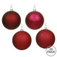 thumbnail image 2 of Vickerman 2.4" Wine 4-Finish Ball Ornament Assortment, 24 per Box, 2 of 2