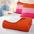 thumbnail image 4 of Erosebridal Line Geometric Print Twin Quilt Set,Mid-Century Lines Twin Coverlet Set,2pcs,1 Bedspread and 1 Pillowcase, 4 of 7