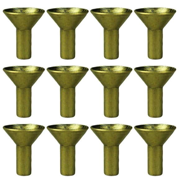 12pcs Incense Cone Trays Backflow Incense Trays Metal Incense Holder Decors