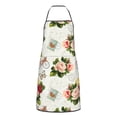 thumbnail image 5 of Zufioo Vintage Bike Flower Butterfly for Lock Hem Apron with Pockets, Stain and Oil Proof Tie-down Apron for Cooking Barbecue Restaurant, Unisex-One Size, 5 of 9