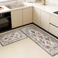 thumbnail image 5 of Kitchen Rugs Sets of 3 Non Slip Washable Kitchen Mats for Floor, Waterproof Kitchen Runner Rug, Floor Mat Carpet for Entryway, Laundry, Sink, Hallway, Bathroom, 5 of 12